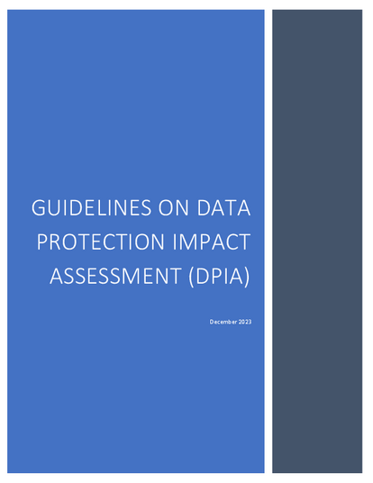 Data Protection Impact Assessment guide